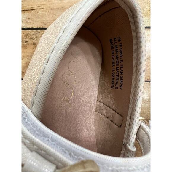 Sugar Gold Glitter Mary Janes Toddler Size 7 - Picture 5 of 5